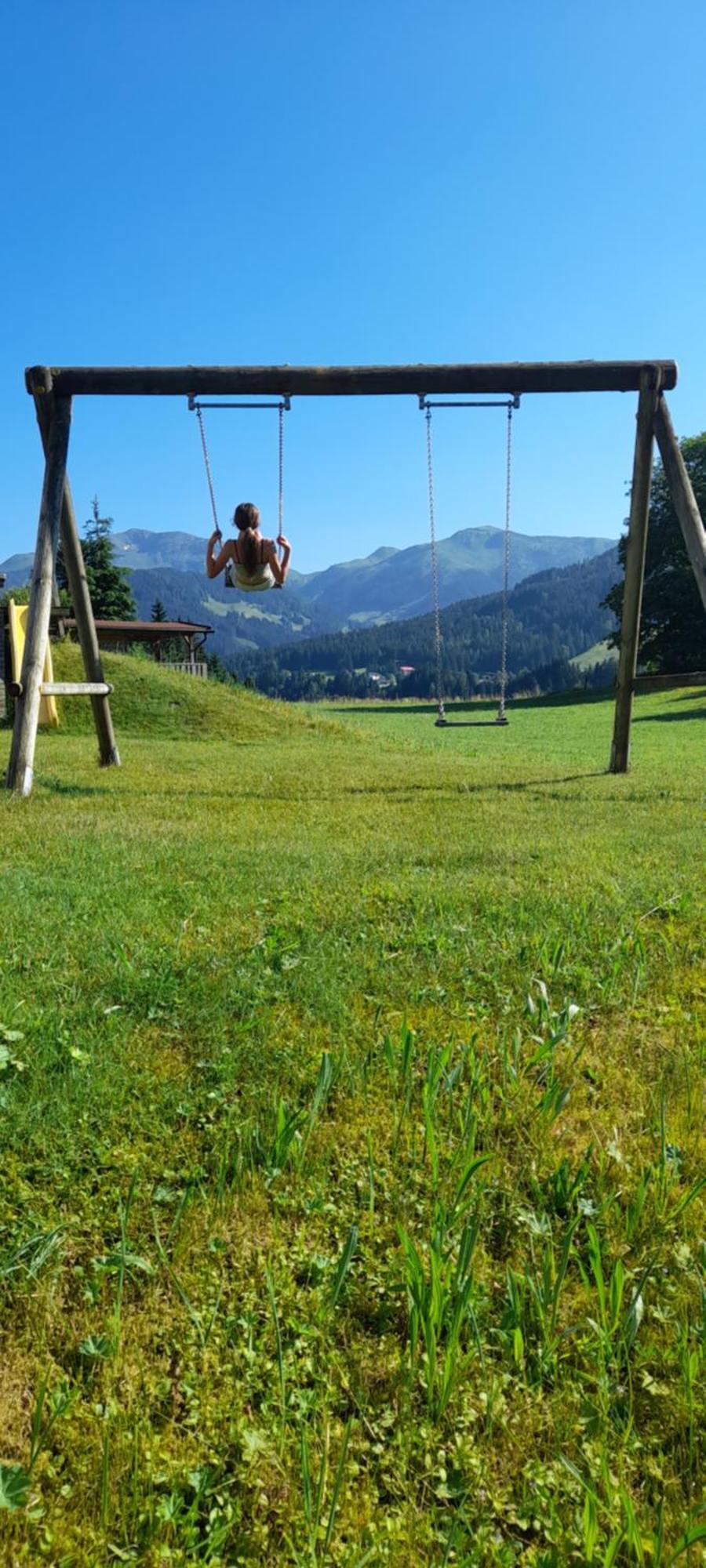Appartements Alpenschlössl Oberau Buitenkant foto